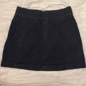 Free People Denim  Mini Skirt Size 6